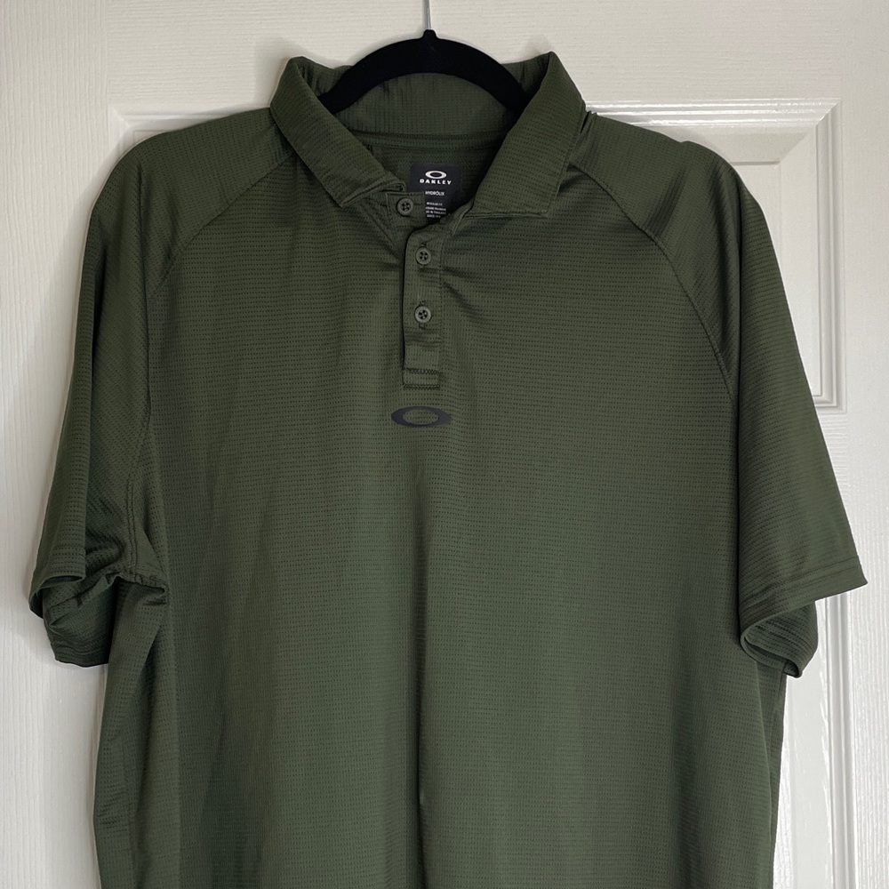 Oakley Men's Hydrolix Dark Green Polo Shirt